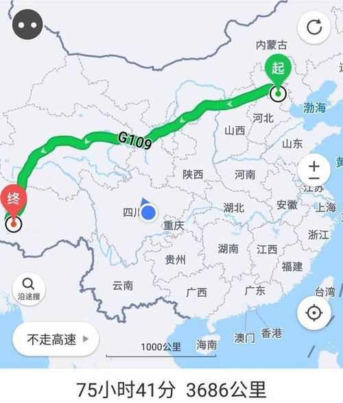 北京到拉萨多少公里