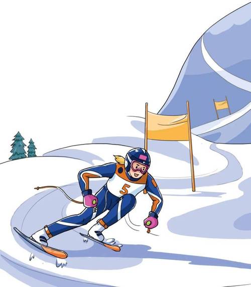 滑雪图片卡通的相关图片